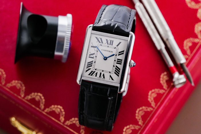 Cartier - Tank Solo Large - W5200003 - Mænd - 2011-nu