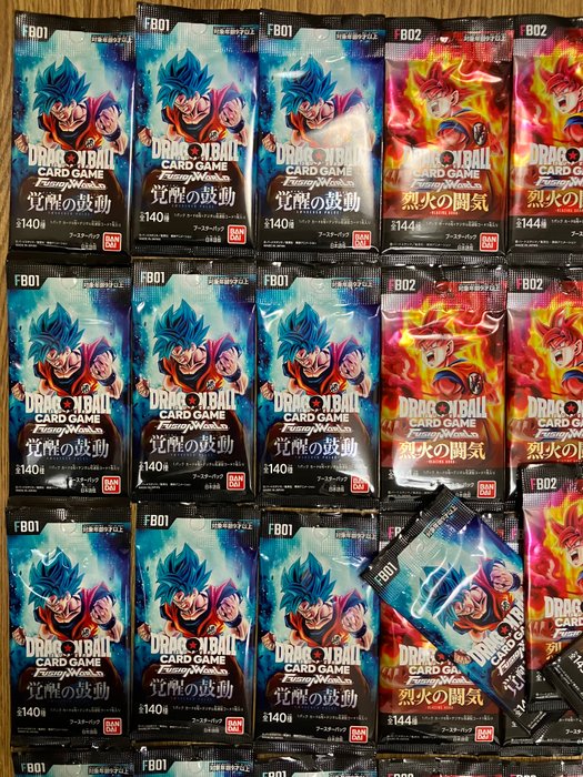 Bandai - 60 Booster pack - 3 different packs - Dragon Ball Super Card Game Japanese