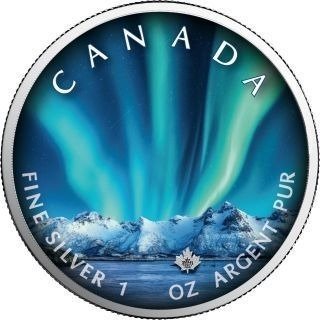 Canada 5 Dollars 2020 Polarlichter - Jasper National Park 1 Oz (999)  (Ingen mindstepris)