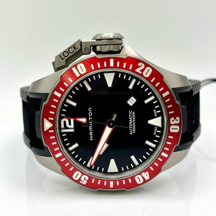 Hamilton - Khaki Navy Frogman Titanium - H77805335 - Mænd - 2011-nu