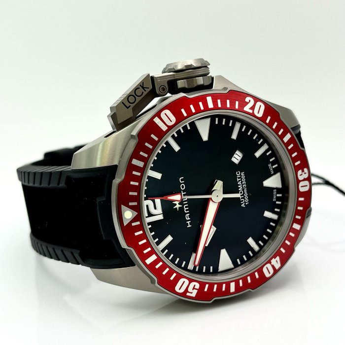 Hamilton - Khaki Navy Frogman Titanium - H77805335 - Mænd - 2011-nu