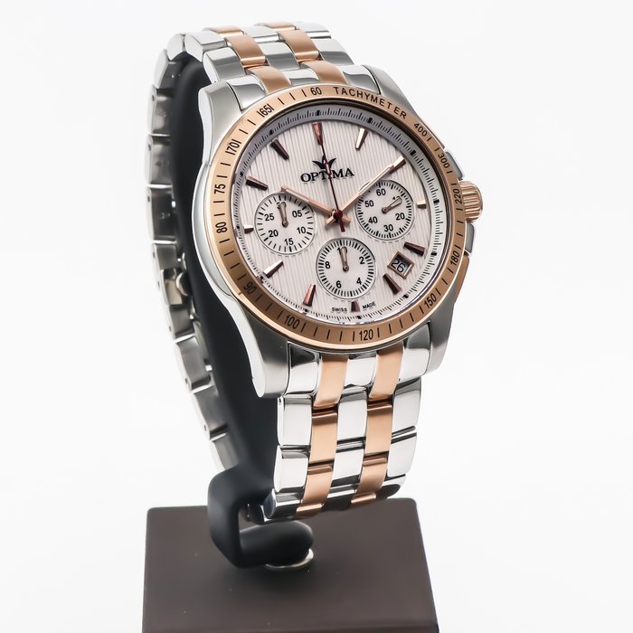 Optima - Swiss Chronograph - OSC377-SR-1 - Ingen mindstepris - Mænd - 2011-nu