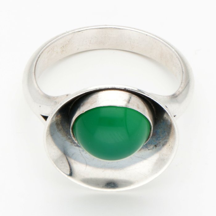 Ingen mindstepris - Ring Sølv - Chrysoprase