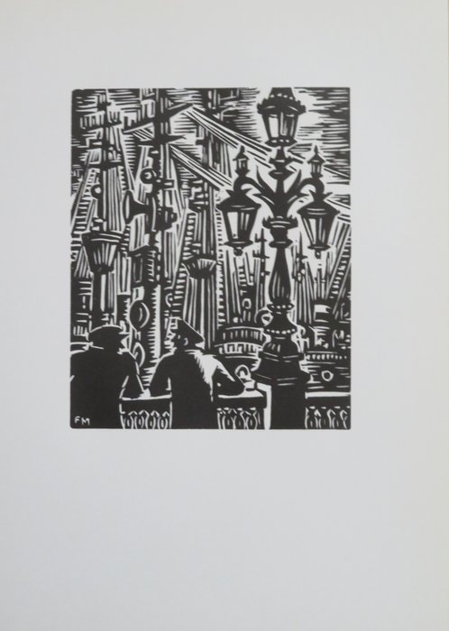 Frans Masereel (1889-1972) - Antwerpen (12 originele houtsneden)