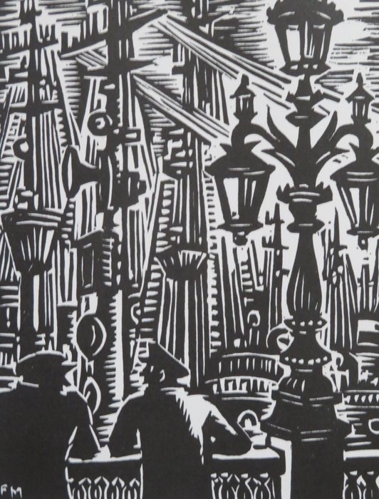 Frans Masereel (1889-1972) - Antwerpen (12 originele houtsneden)