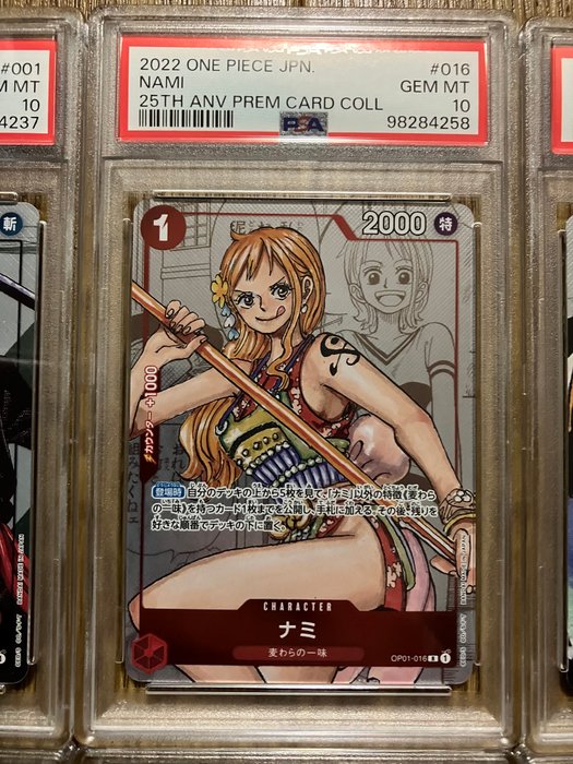 Bandai - 10 Graded card - 25th Anniversary Straw Hat Pirates - One piece - PSA 10