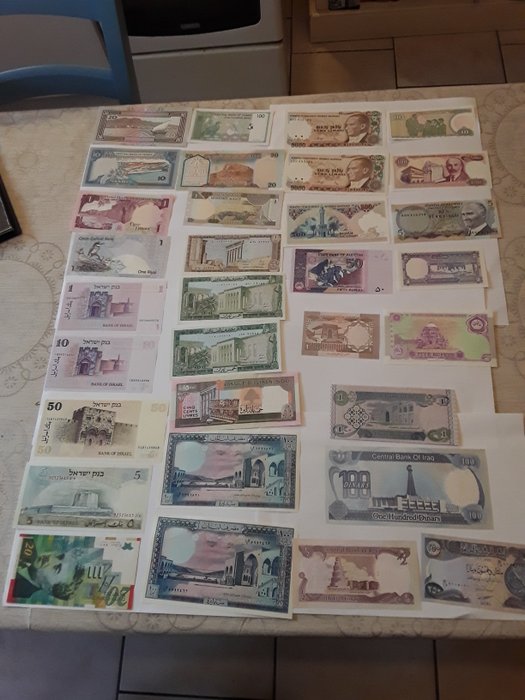 Verden. - 43 banknotes - various dates  (Ingen mindstepris)