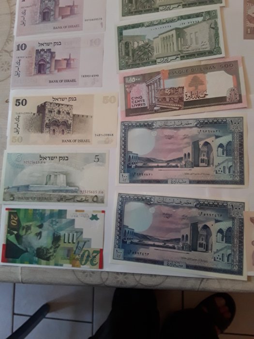 Verden. - 43 banknotes - various dates  (Ingen mindstepris)