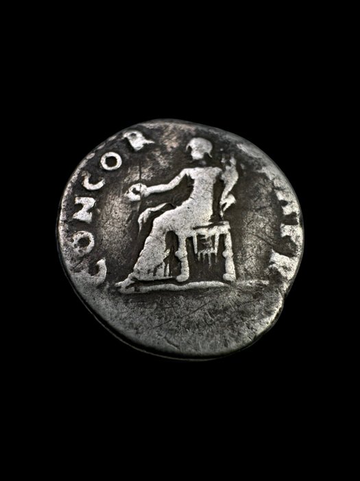 Romarriket. Vitellius (AD 69). Denarius Concordia