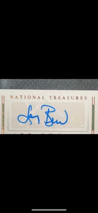 2018/19 Panini National Treasures Larry Bird All Decade Signatures - Bronze /15 Beckett 9 - 1 Graded card