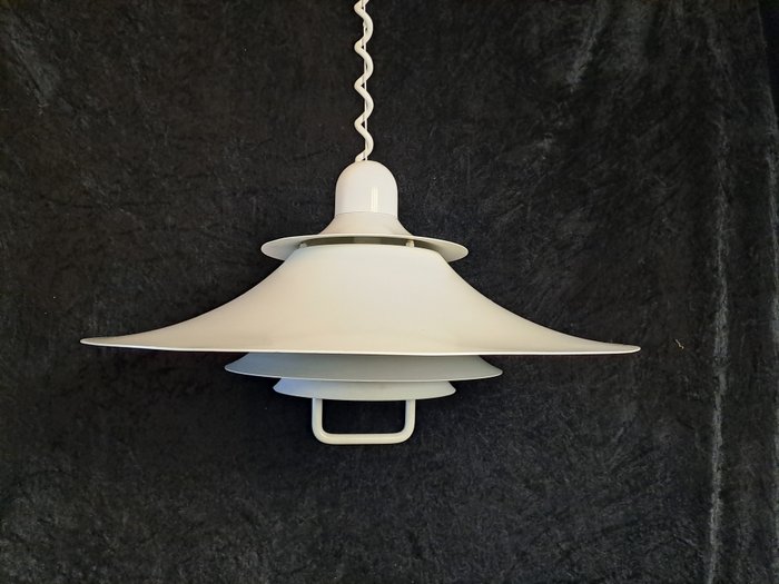 Frandsen - Hængende lampe - Pulverlakeret stål - Vintage loftslampe