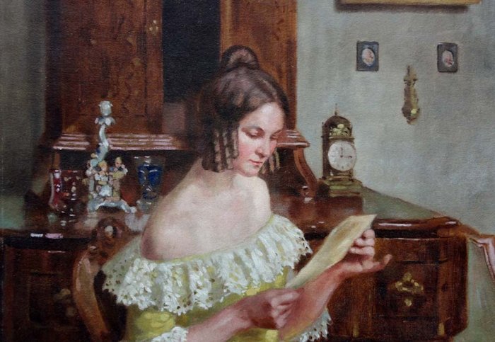 Karl Viktor Mayr (Austrian 1882-1974) - Love letter