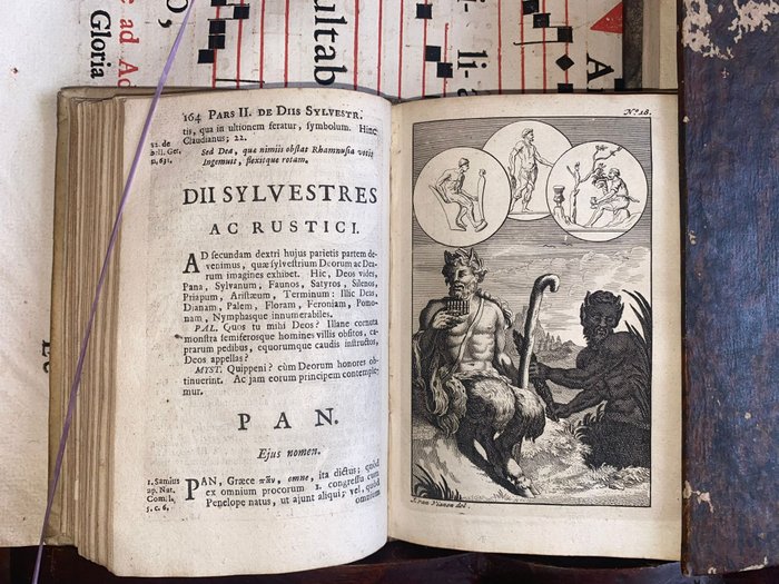 Pomey - Pantheum Mythicum Seu Fabulosa Deorum Historia Mythology Fiabe - 1730