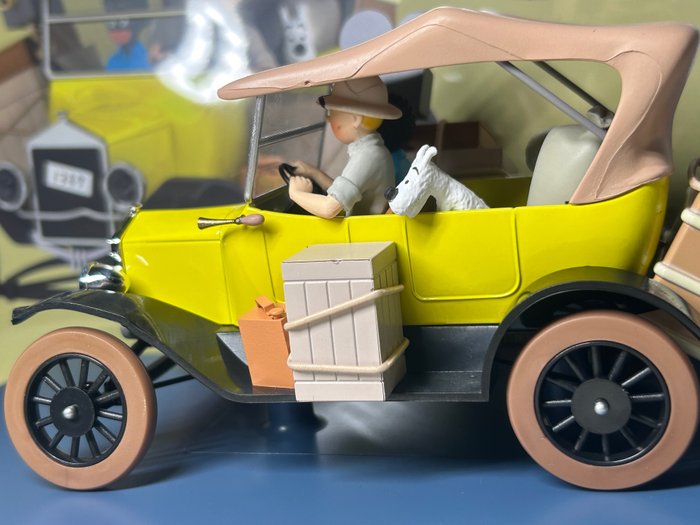 Tintin - Hergé Moulinsart - El Ford T - 1:24 - Tintín en el Congo nuevo en su embalaje y folleto