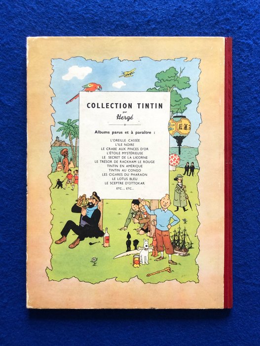 Tintin T6 - L'Oreille Cassée (B1) - C - 1 Album - Genoptryk - 1946