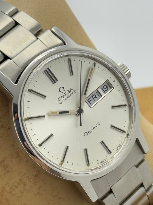 Omega - Geneve Automatic Day Date Cal.1022 - Ingen mindstepris - 166.0117 - Mænd - 1970-1979