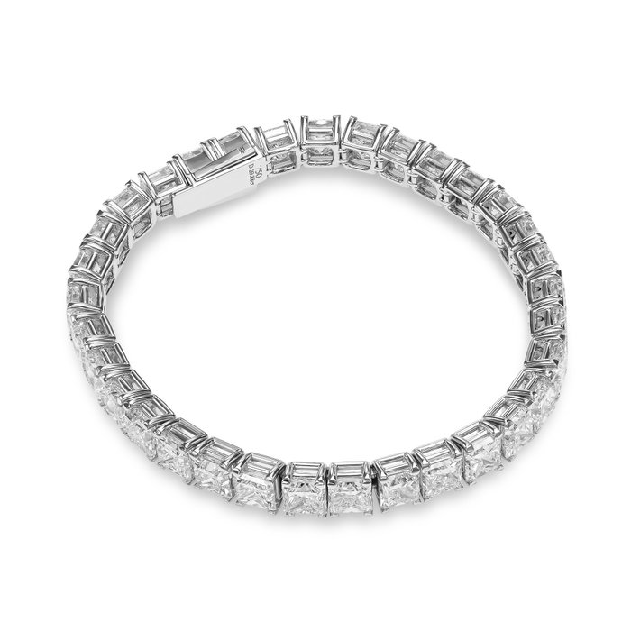 Tennisarmbånd - 18 kraat Hvidguld -  29.88ct. tw. Diamant (Natur)