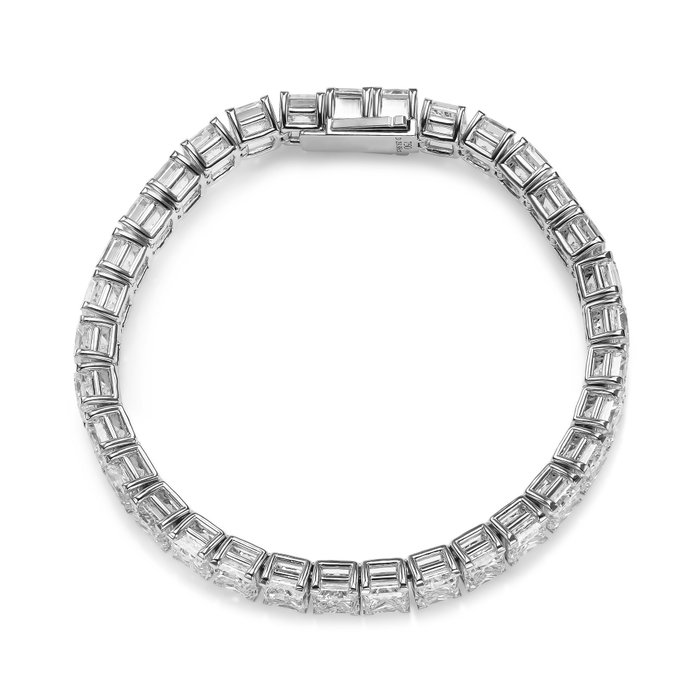 Tennisarmbånd - 18 kraat Hvidguld -  29.88ct. tw. Diamant (Natur)