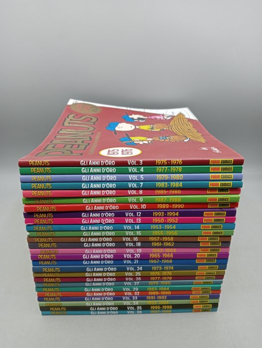 Peanuts / Snoopy - Sequenza non completa Gli Anni d'Oro ed panini comics 3/36+ 7x volumi - 44 Comic - Første udgave