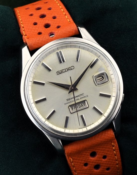 Seiko - Seikomatic Weekdater 26 Jewels - Ingen mindstepris - 6206-8040 - Mænd - 1960-1969