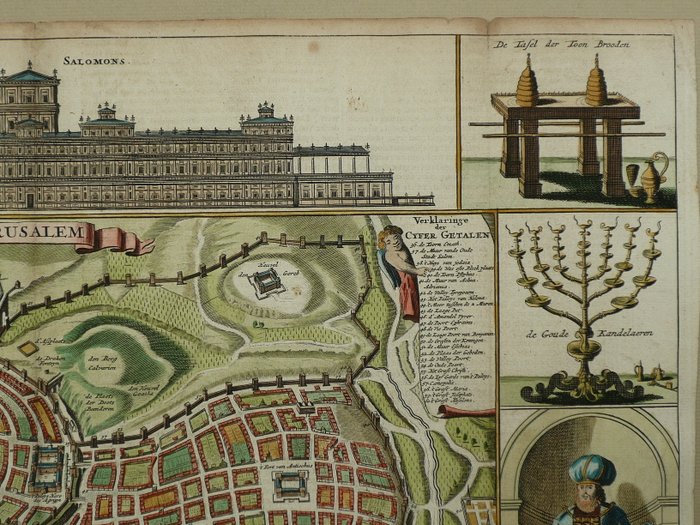 Asien - Israel / Jeruzalem; Daniel Stoopendaal - Jerusalem - 1681-1700