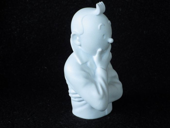 Aroutcheff / Moulinsart - Hergé - Figur - Tintin Pense - 2013 - Mate - 1000ex - Porcelæn