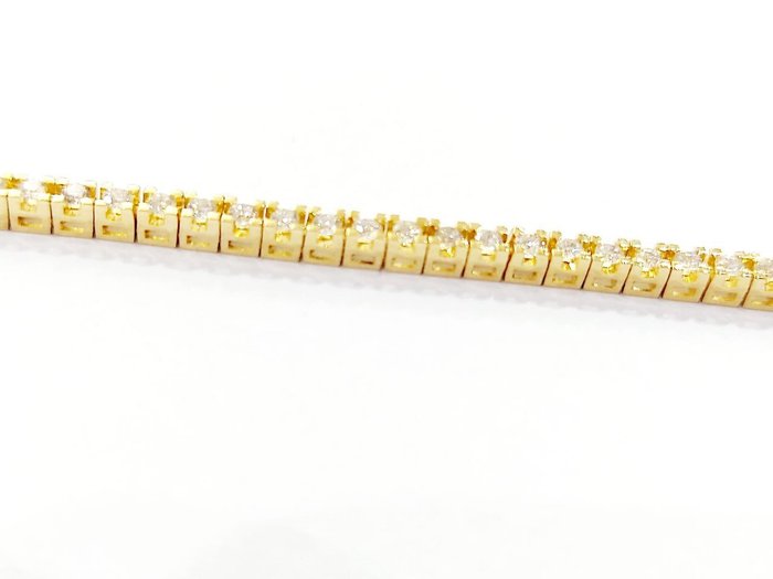 Armbånd - 18 kraat Gulguld -  1.85ct. tw. Diamant (Natur)