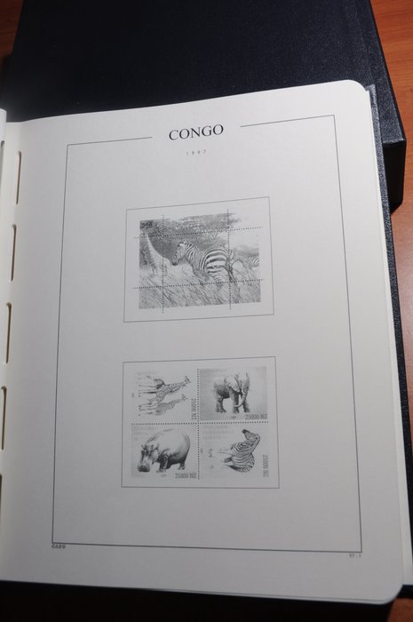 Den Demokratiske Republik Congo  - Nyt CARO preprint album 1997/2000 med kassette