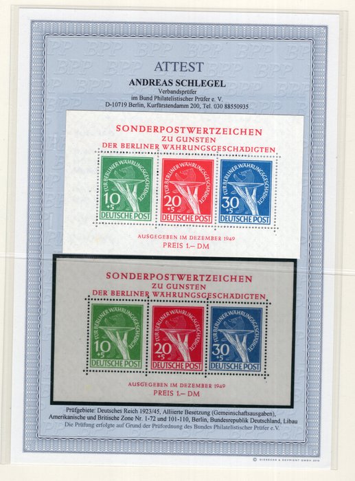 Berlin 1948/1969 - Komplet **/MNH kollektion med ekstraudstyr - Michel 1/352