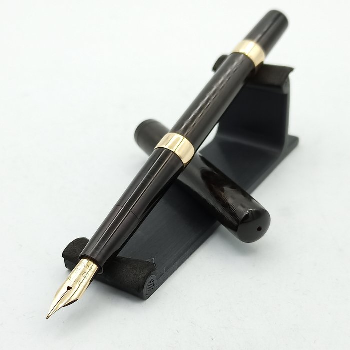 Waterman - 14 - Ebonita - 18k Solid gold rings - Fyldepen