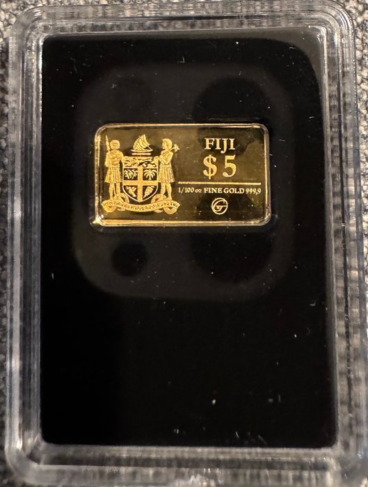 Fiji. 5 Dollars 2021 Brandenburger Tor, 1/100 Oz (.999) Proof  (Ingen mindstepris)