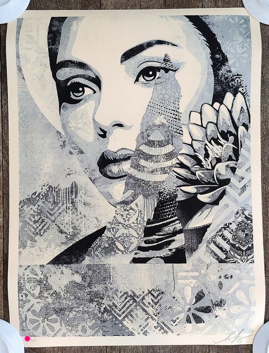 Shepard Fairey (OBEY) (1970) - ONE EARTH (Silver)