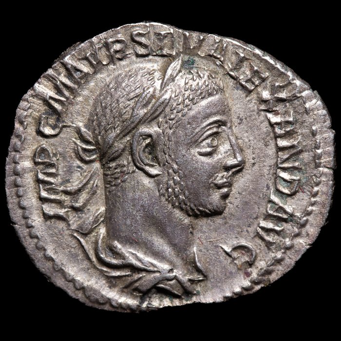 Romarriket. Severus Alexander (AD 222-235). Denarius Roma - Annona  (Ingen mindstepris)