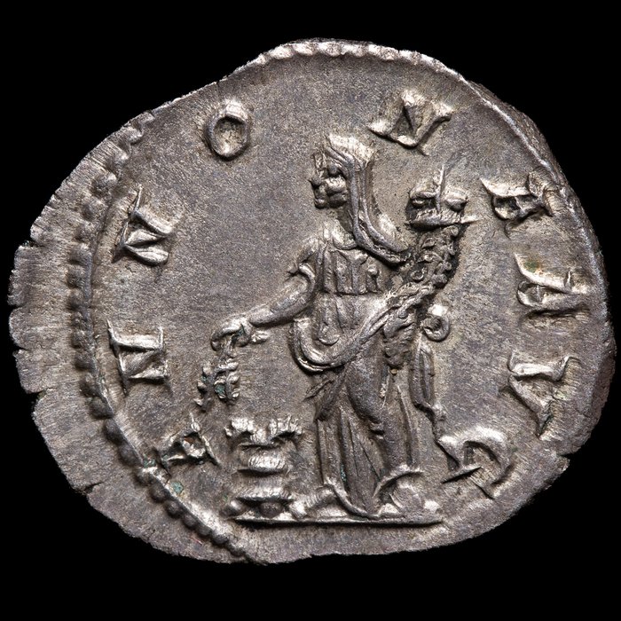 Romarriket. Severus Alexander (AD 222-235). Denarius Roma - Annona  (Ingen mindstepris)