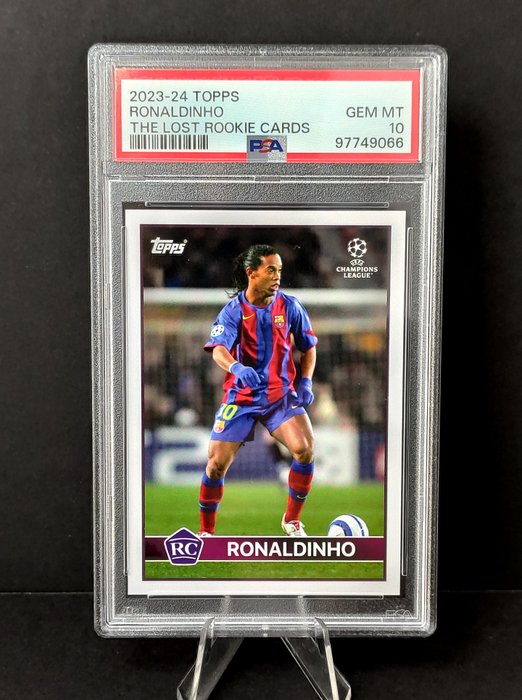 2022 Topps The Lost Rookie Cards Ronaldinho PSA 10 - 1 Graded card