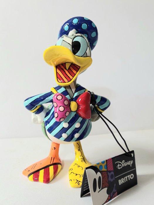 Enesco - Romero Britto - Showcase Collection - Statuette - Donald Duck - jaar 2013 - 18 cm hoog - polyresin