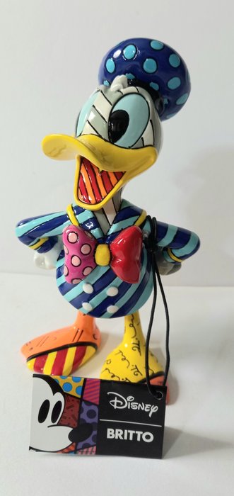 Enesco - Romero Britto - Showcase Collection - Statuette - Donald Duck - jaar 2013 - 18 cm hoog - polyresin