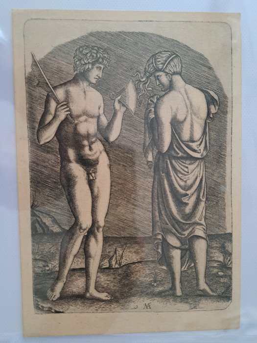 Armand Durand after Raphael Sanzio (1483-1520) - Naked man with half-naked woman