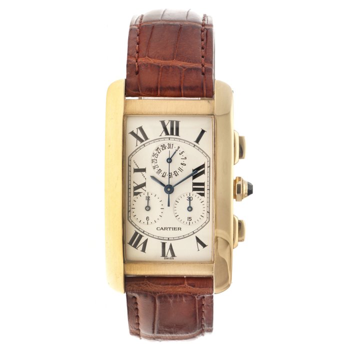 Cartier - Tank Américaine - 1730 - Mænd - 2000-2010