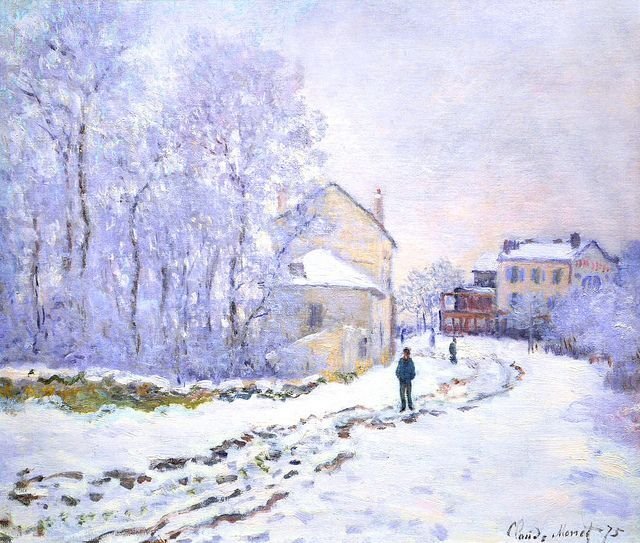 Tony Fernandez - Donald Duck Inspired by Monet's "Snow at Argenteuil" (1974-5) - Canvas - Artist Proof