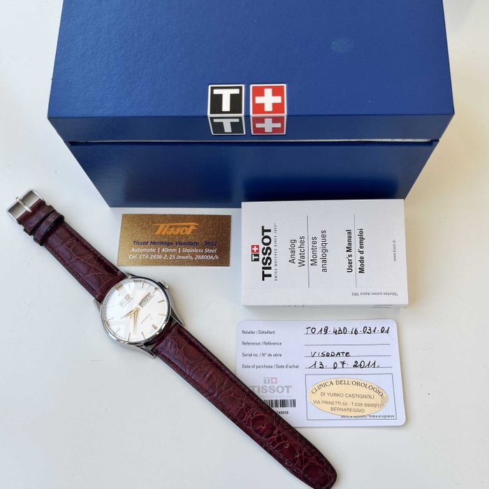 Tissot - Heritage Visodate 150th - Full Set - ETA 2836 25 Jewels - Mænd - 2012