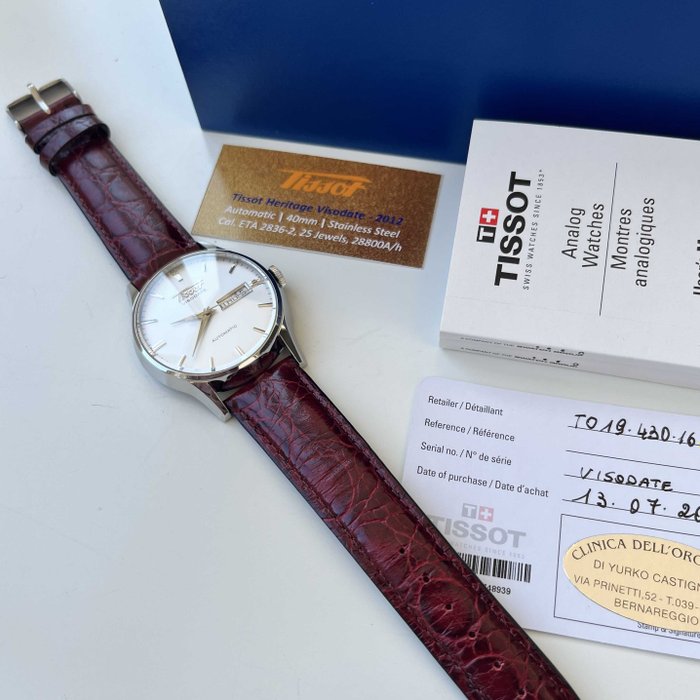 Tissot - Heritage Visodate 150th - Full Set - ETA 2836 25 Jewels - Mænd - 2012