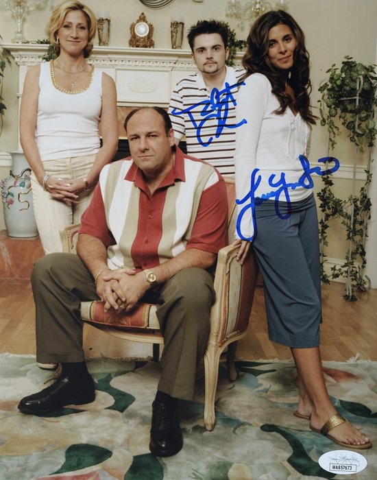 The Sopranos - Classic TV - Robert Iler (Anthony Soprano Jr) and Jamie Lynn Sigler (Meadow Soprano)