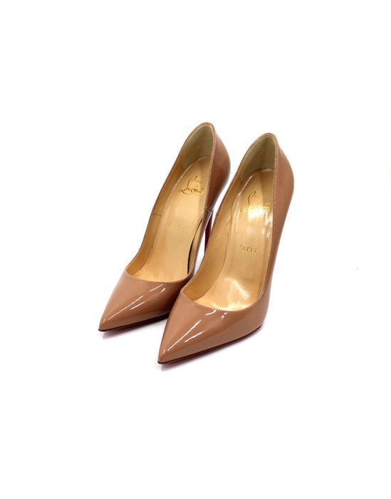 Christian Louboutin - Décolleté pelle beige - Mode tilbehør sæt