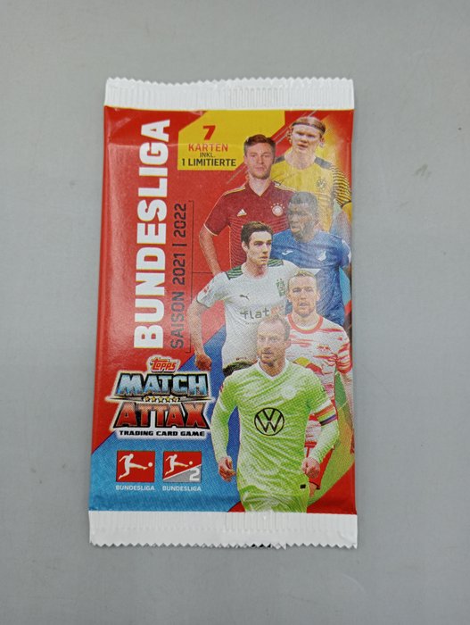 2021/22 Topps Match Attax Bundesliga - 28 Booster pack - Næsten så god som ny (NM)