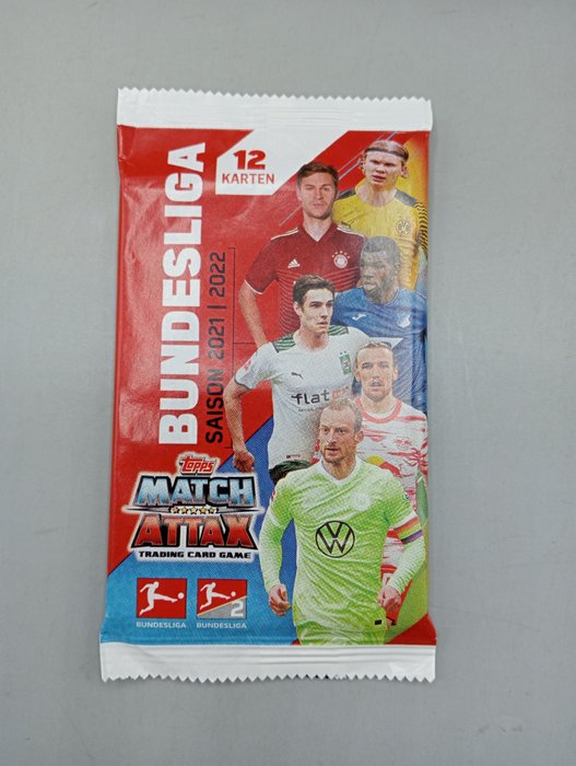 2021/22 Topps Match Attax Bundesliga - 28 Booster pack - Næsten så god som ny (NM)