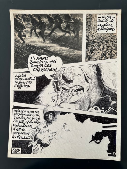 Mako, Borris - 2 Original page - Metal Hurlant - Desiderata : Mon fils bien aimé - 1977