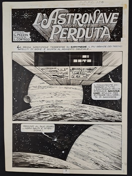 Corteggi, Pezzin - 2 Original page - L'Astronave Perduta