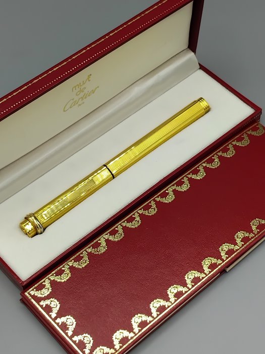 Cartier - BILLE VENDOME GODRON VERTICAL ORO 18kt - Pen