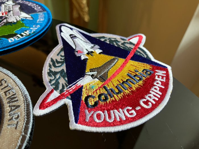 Willabee  Ward - Parti med Eleven Columbia og Discovery Missions Patches - 1980-1990